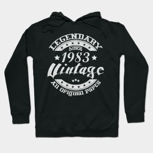 Legendary Since 1983. Vintage All Original Parts Hoodie